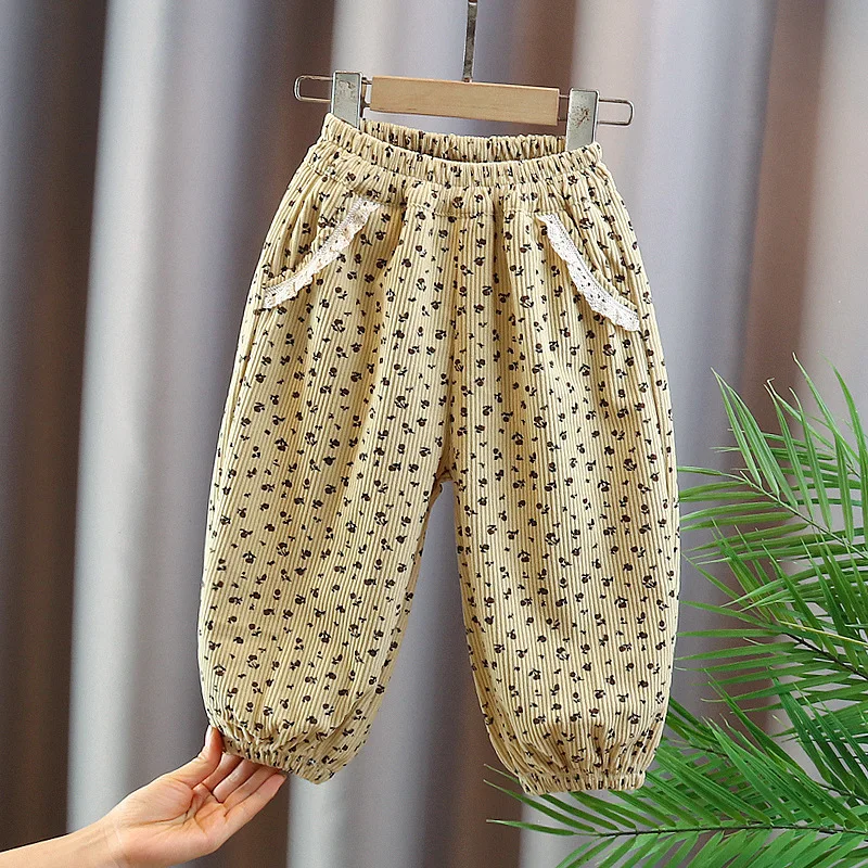 Nueva ropa de primavera y otoño para bebés, ropa para niñas, pantalones para niños pequeños, disfraz informal de moda, pantalones para niños, ropa deportiva infantil - imagen 3