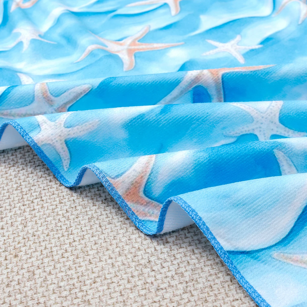 Toalla de playa de microfibra de 90 × 180cm para viajes, natación, baño, Camping, Toalla de baño grande súper absorbente de secado rápido para adultos, 1 ud. - imagen 4