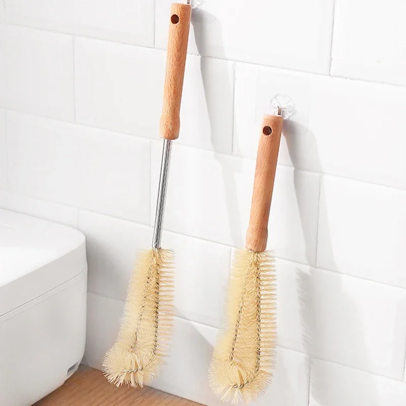 Cepillo de madera mango extra largo para limpieza cocina infantil - imagen 2