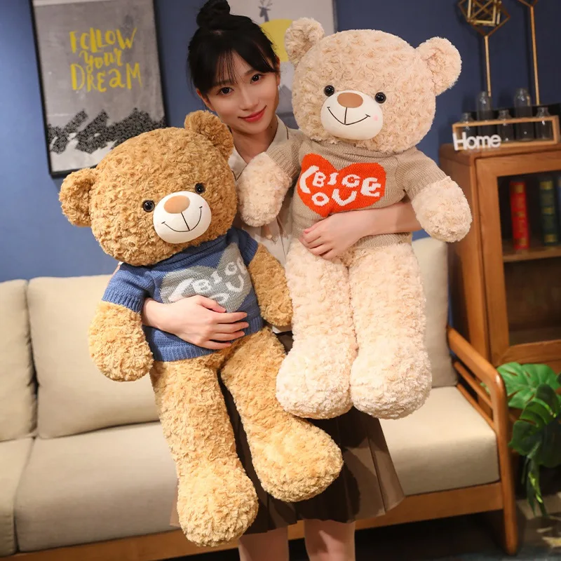 Oso de peluche grande suave almohada confort para niños