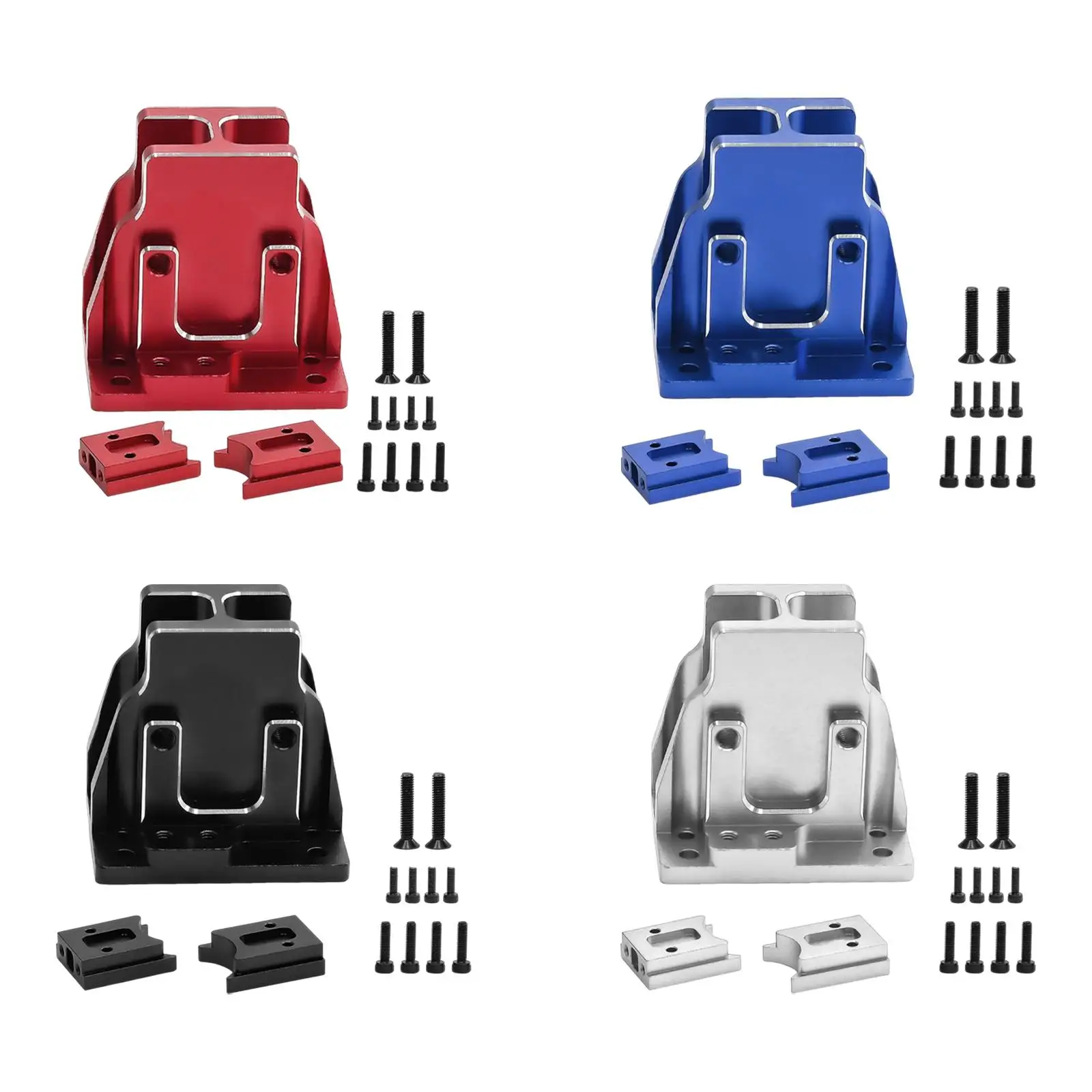 Arrma V6 Kit cubierta diferencial aluminio resistente profesional - imagen 3
