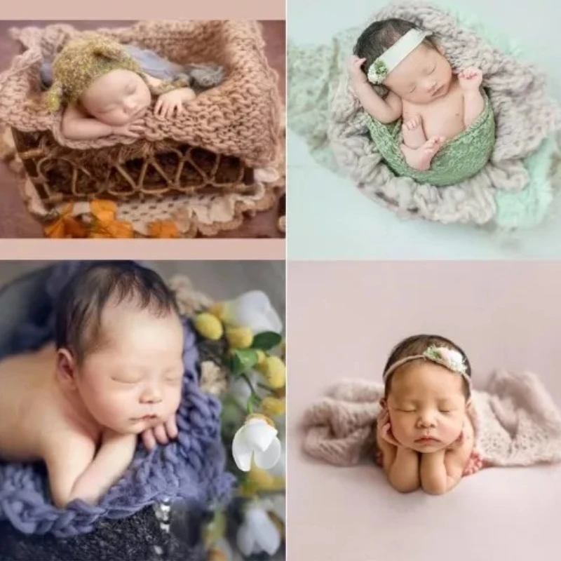 Manta trenzada de algodón para bebé – Artesanal - imagen 4