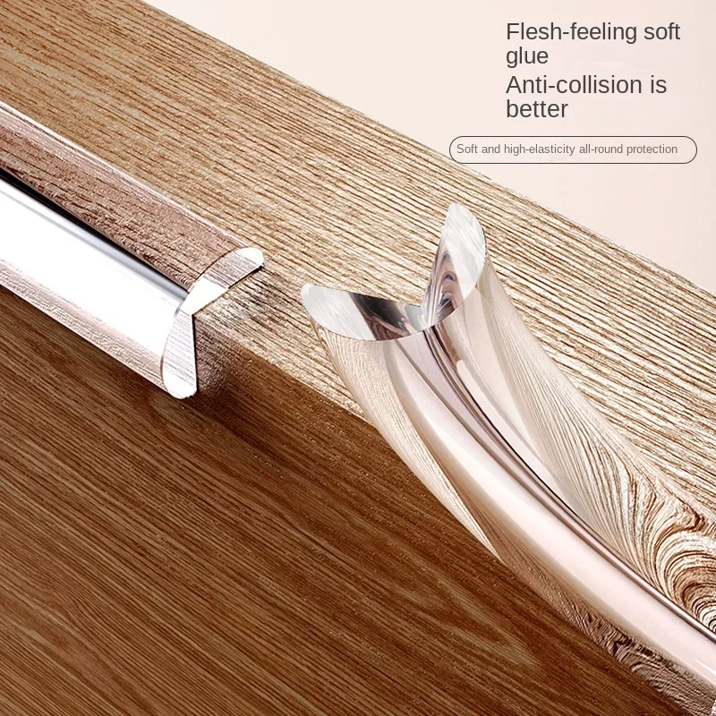 Tira de protección anticolisión para niños, borde de mesa, protección de ángulo anticolisión, autoadhesivo transparente, anticolisión - imagen 4