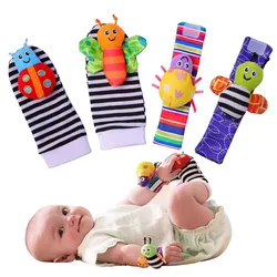 Calcetines sonajero para bebés – Pulsera educativa calmante