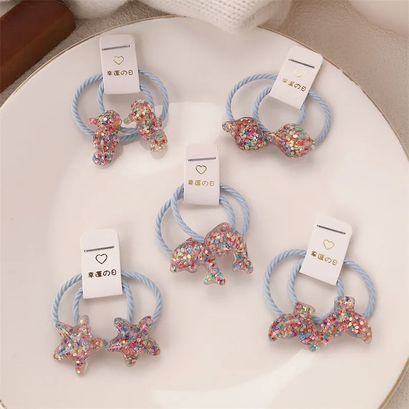 Cuerda para el pelo sin tirones en niños con forma de estrella