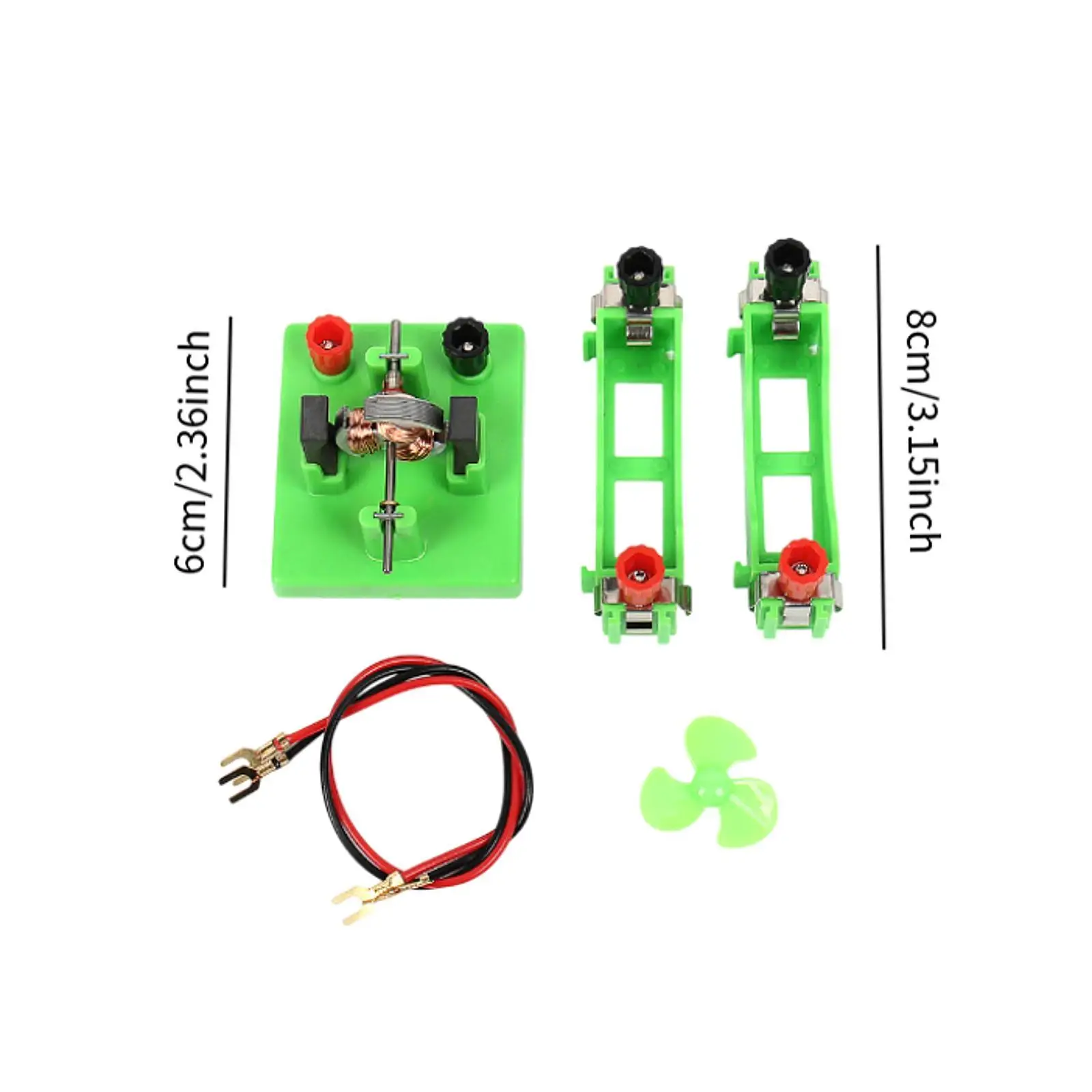 DIY DC Electrical Motor Model Technology Experiment Set Portable Stem Electromagnetic Experimental for Lab Children Teachers