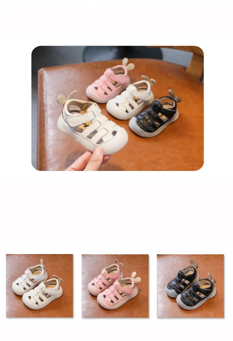 Sandalias de cuero veraniegas 3