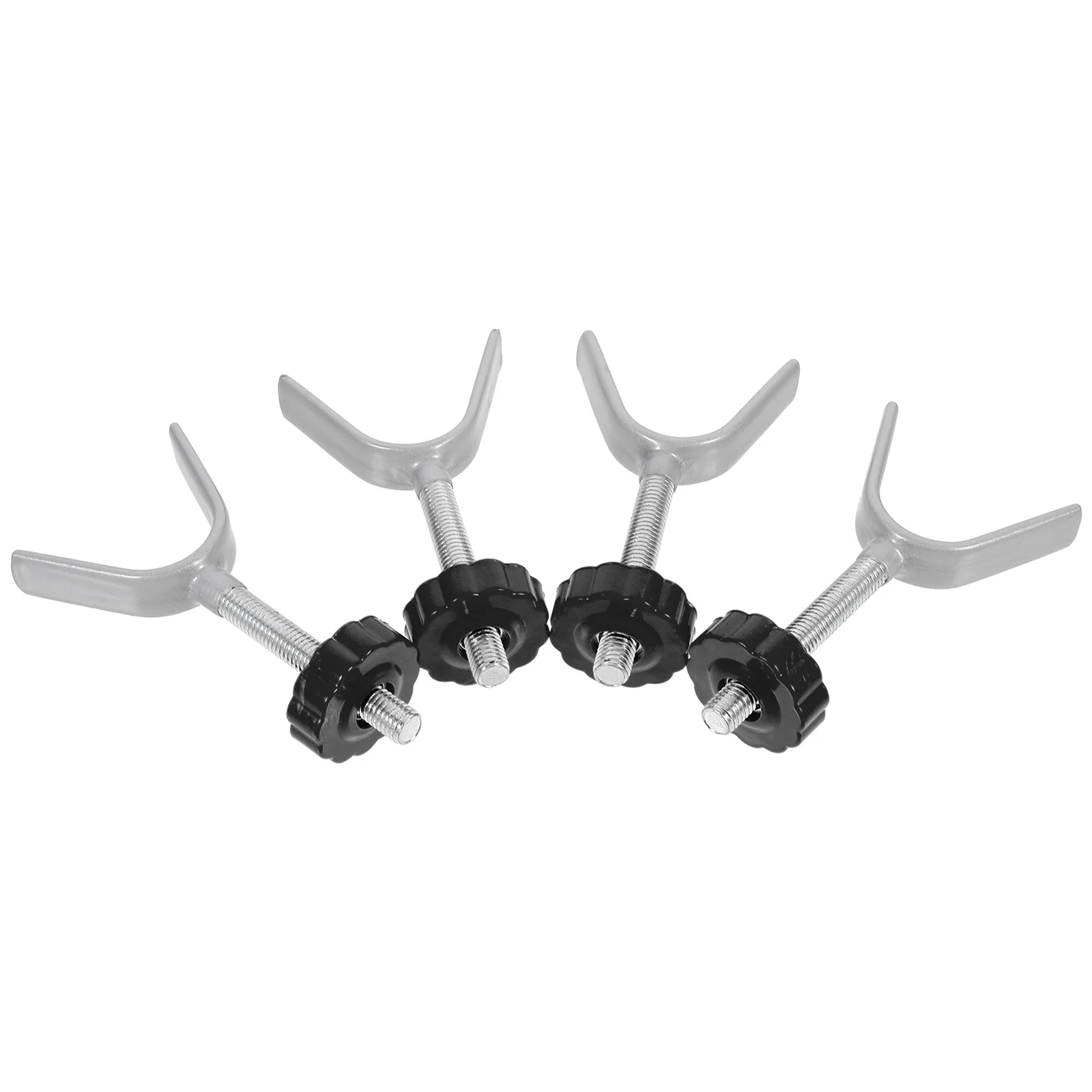 Piezas de barandilla de puerta de seguridad, pernos en forma de Y, pernos de valla interior, tuercas, herramienta de perno en forma de Y para escaleras de fácil uso, 4 Uds. - imagen 2