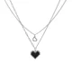 black heart B