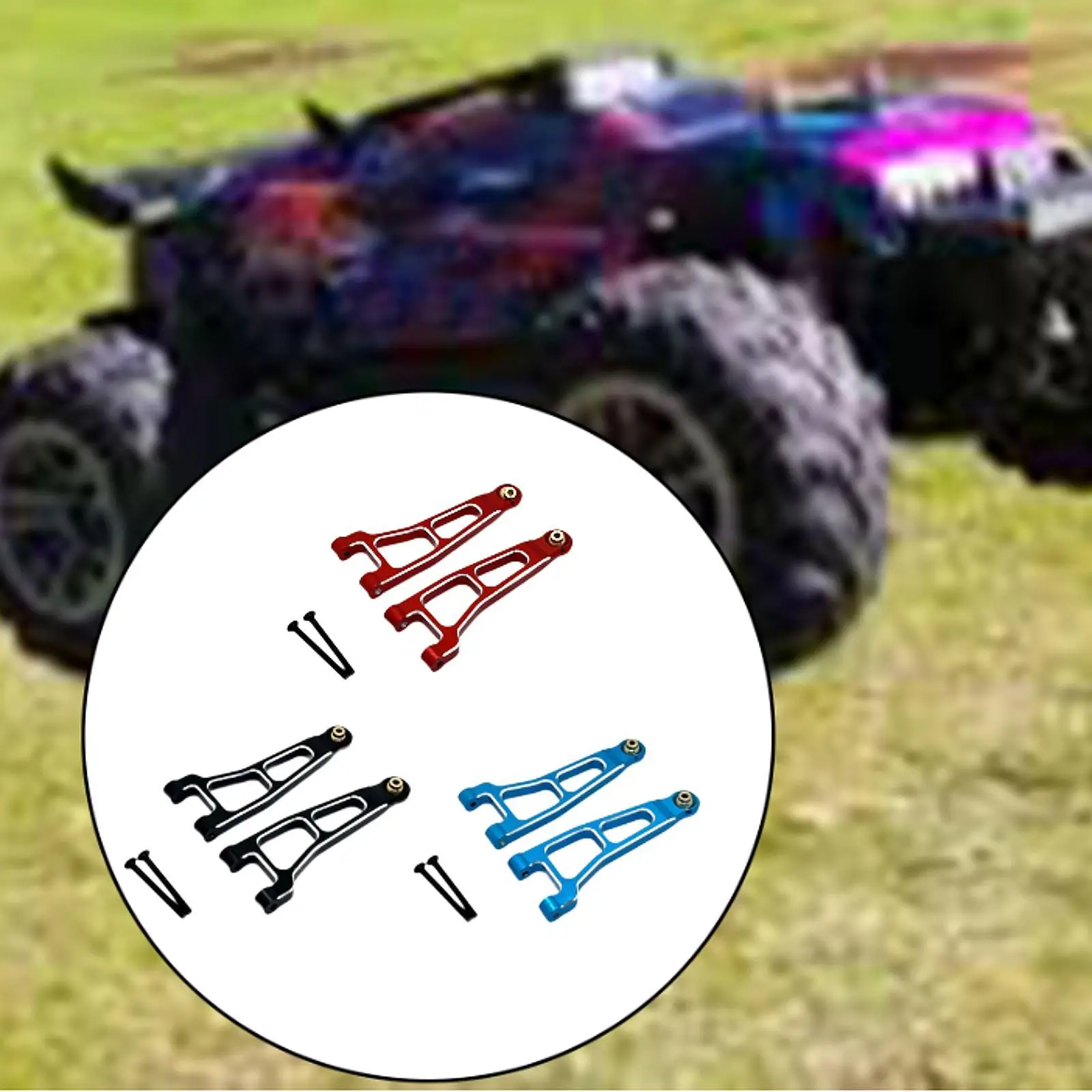2Pcs 1/12 RC Swing Arm Replacements Modification RC Suspension Arm Aluminum Alloy for UD1201 UD-12Pro Crawler Hobby Car Model