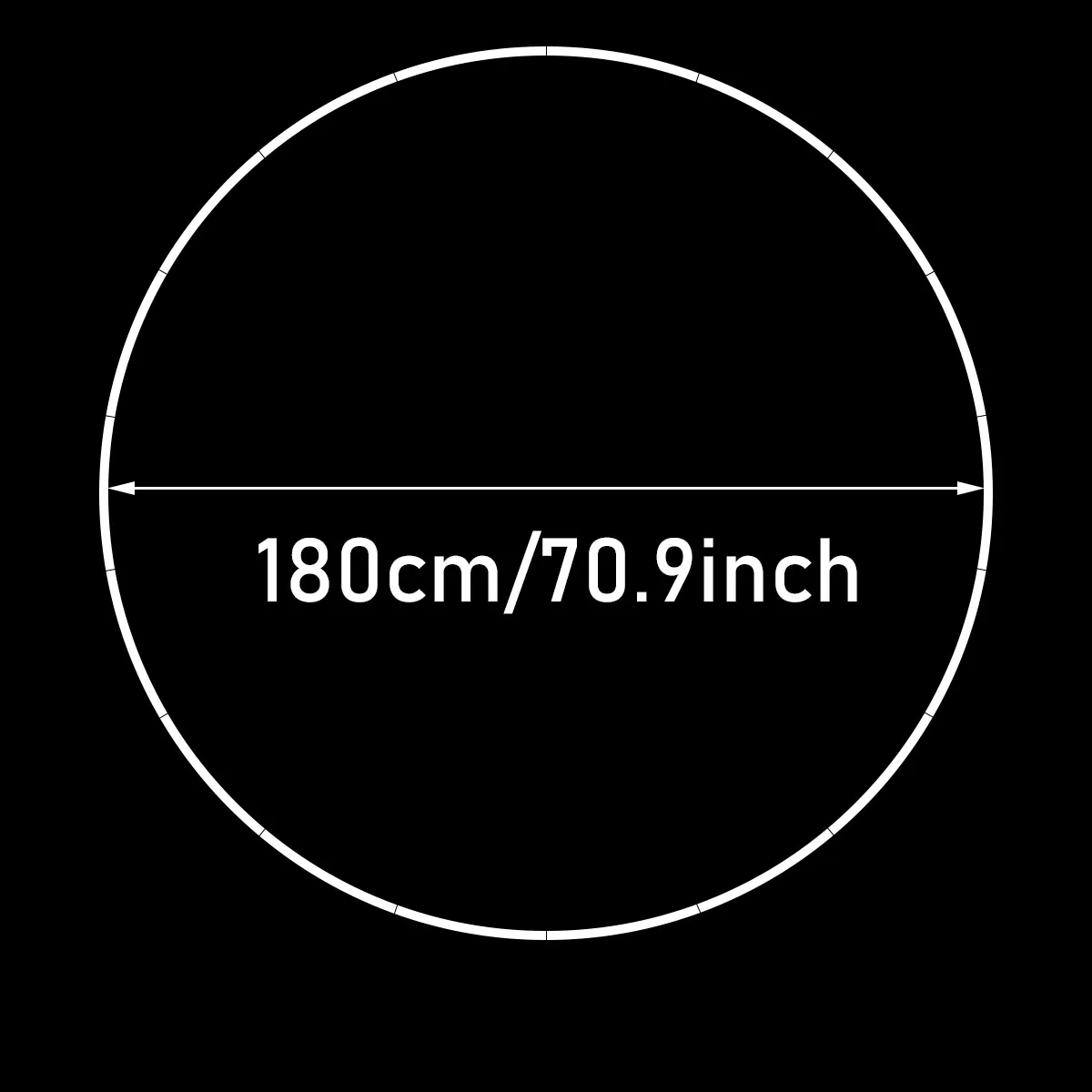 180cm Round