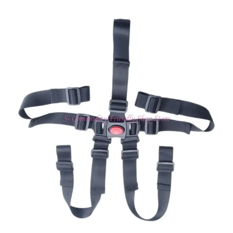 85ae Cinturón seguridad seguridad para bebés Simple Cinturón seguridad plegable para bebés para uso diario - imagen 4