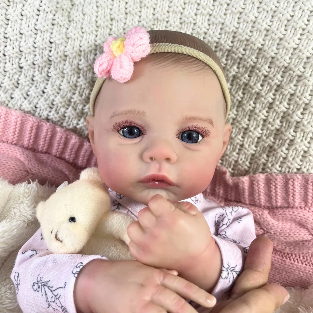 MRB Muñeca reborn realista de vinilo para niña recién nacida - imagen 2