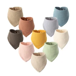 Babero triangular de algodón suave para bebé – Ajuste práctico