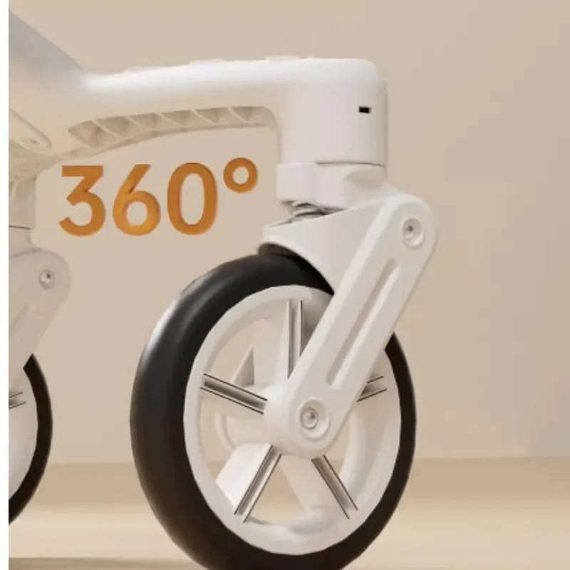 Caminador bebé plegable con clic – Asiento alto para cochecito - imagen 4