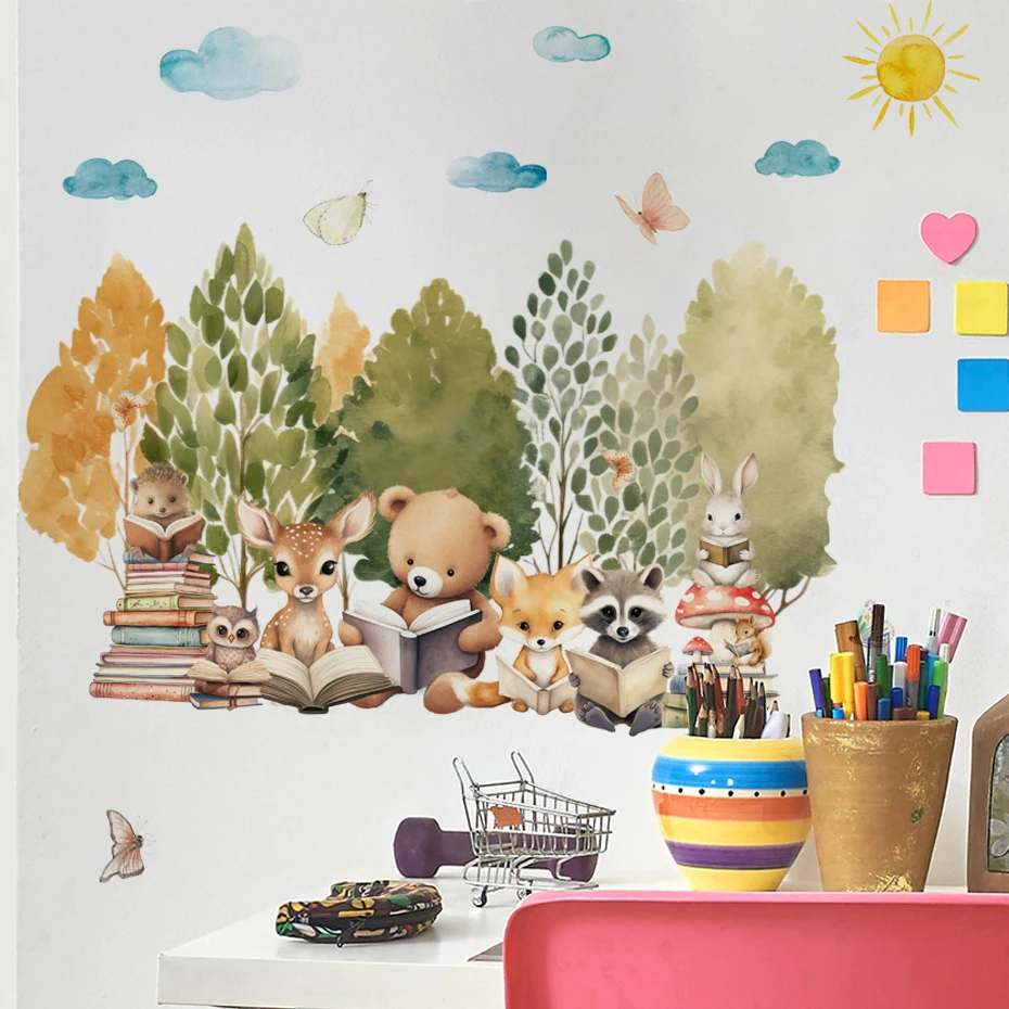 Pegatinas de pared con animales para habitación infantil - imagen 4