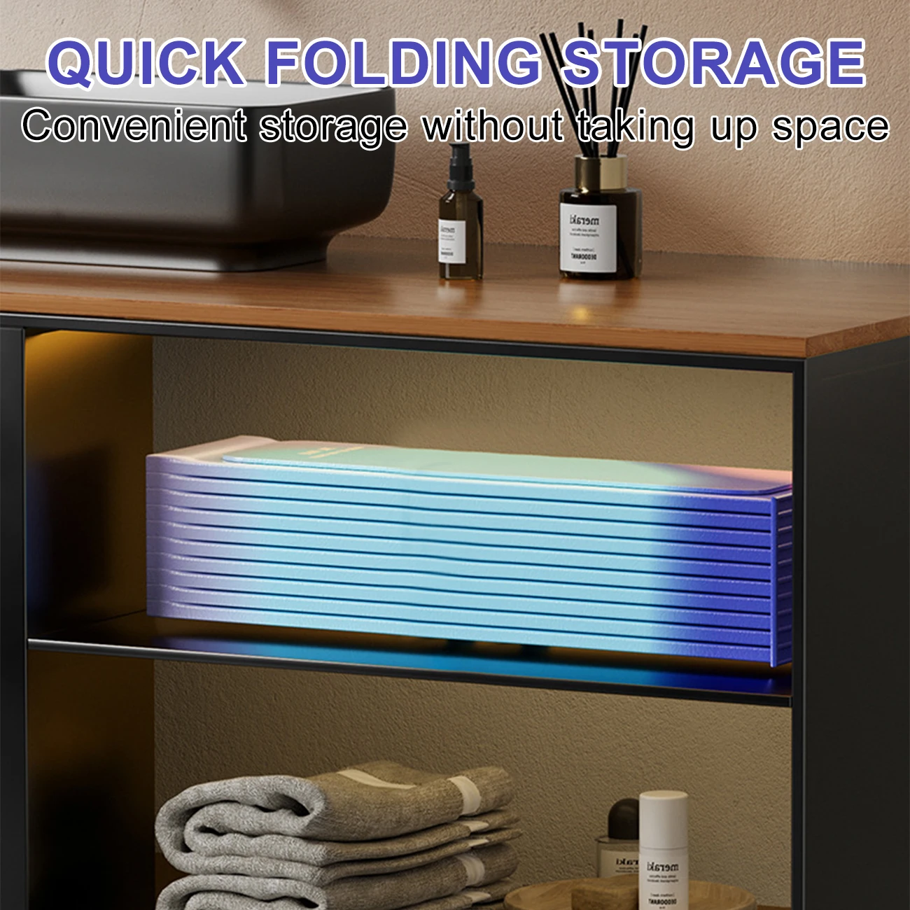 Bañera plegable para bebé portátil con espuma térmica - imagen 4