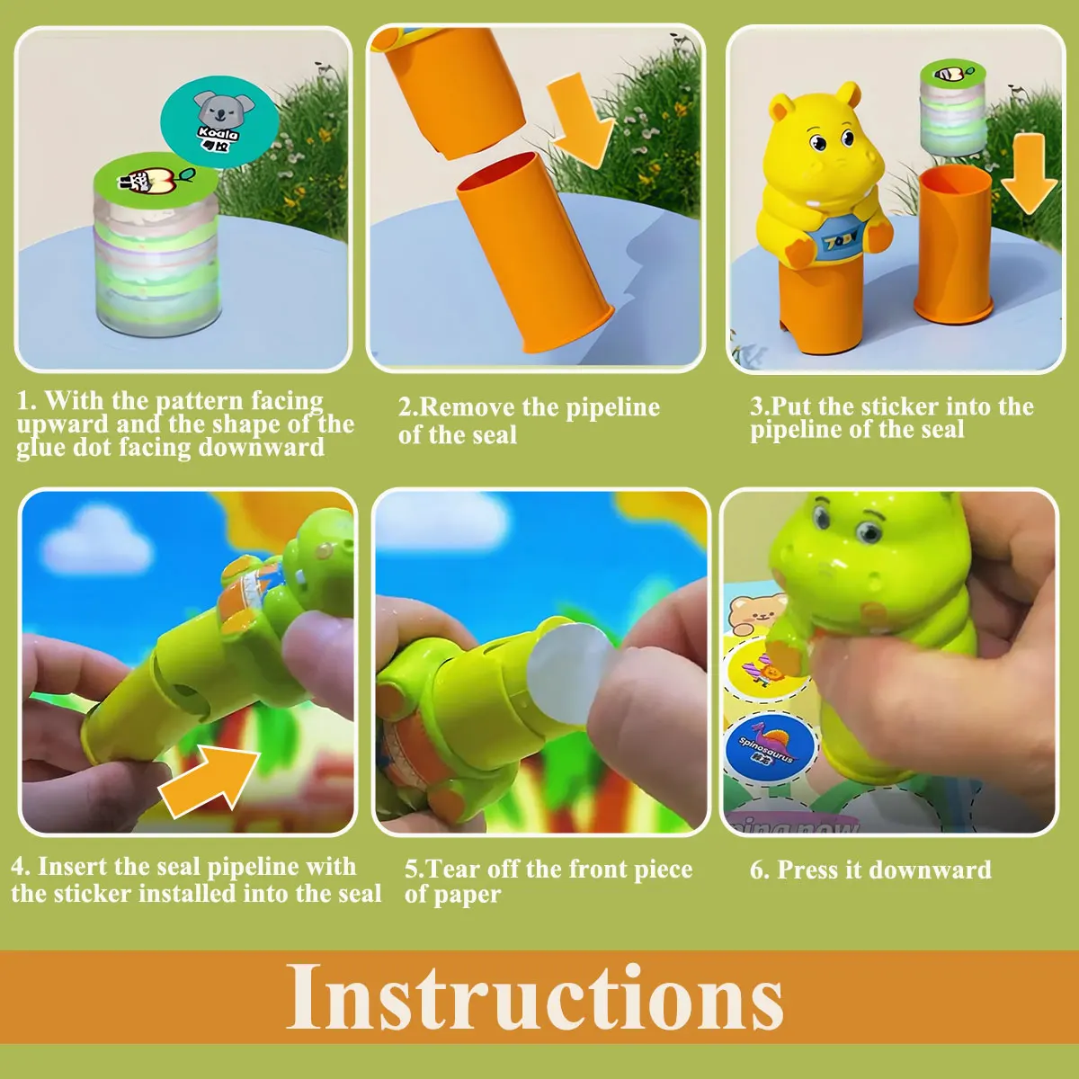 Sello mágico Montessori – Kit educativo con álbum y pegatinas - imagen 4
