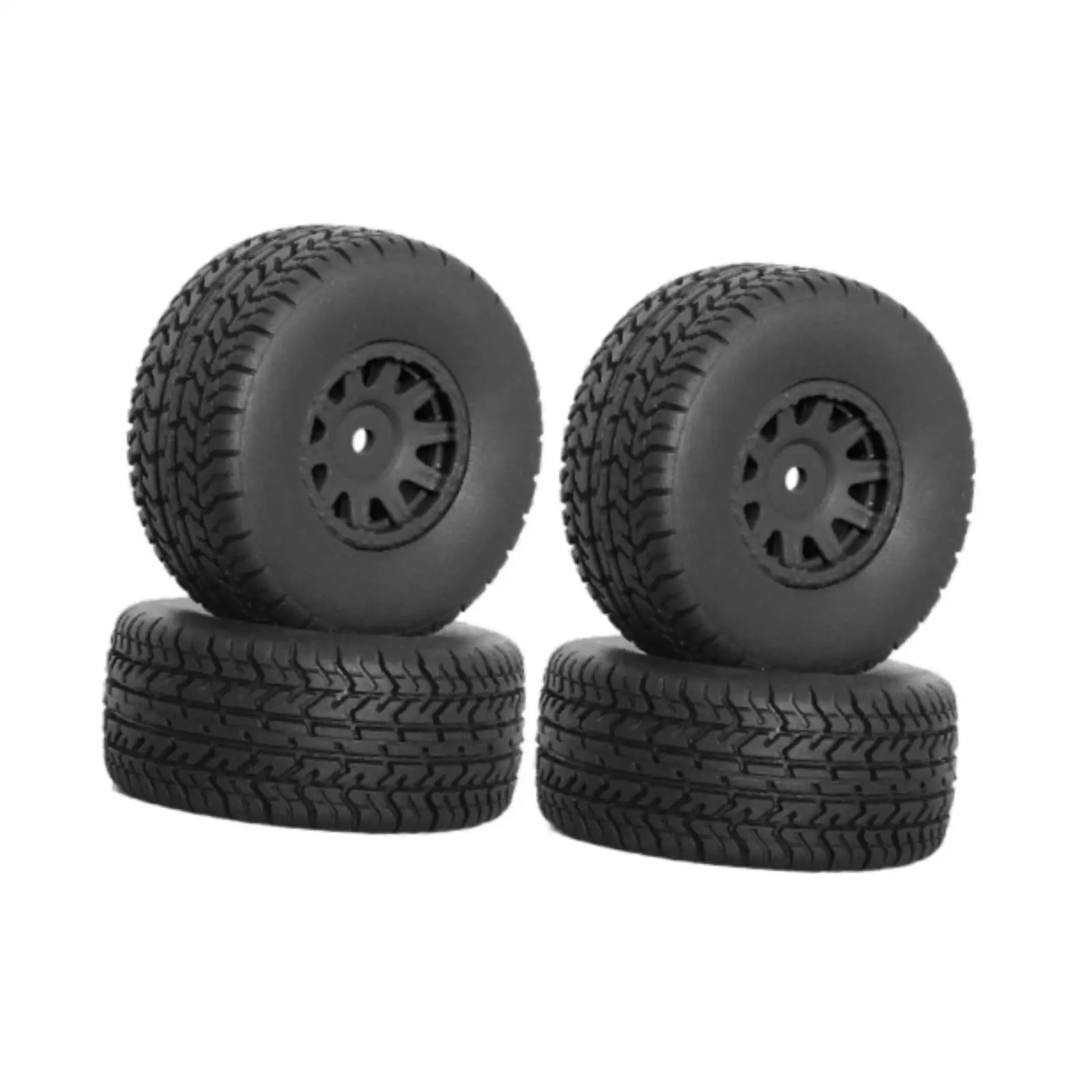 4 Pieces RC Crawler Car Tires Replacement for Ara550116 1/14 RC Crawler Car