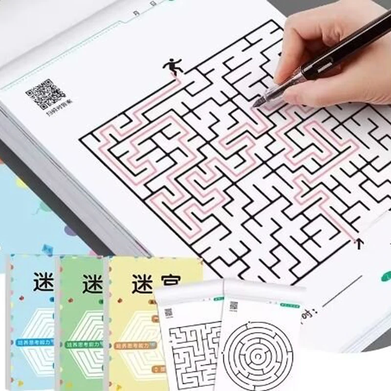 Cuaderno de laberintos para niños – Mejora concentración y atención educativa - imagen 3