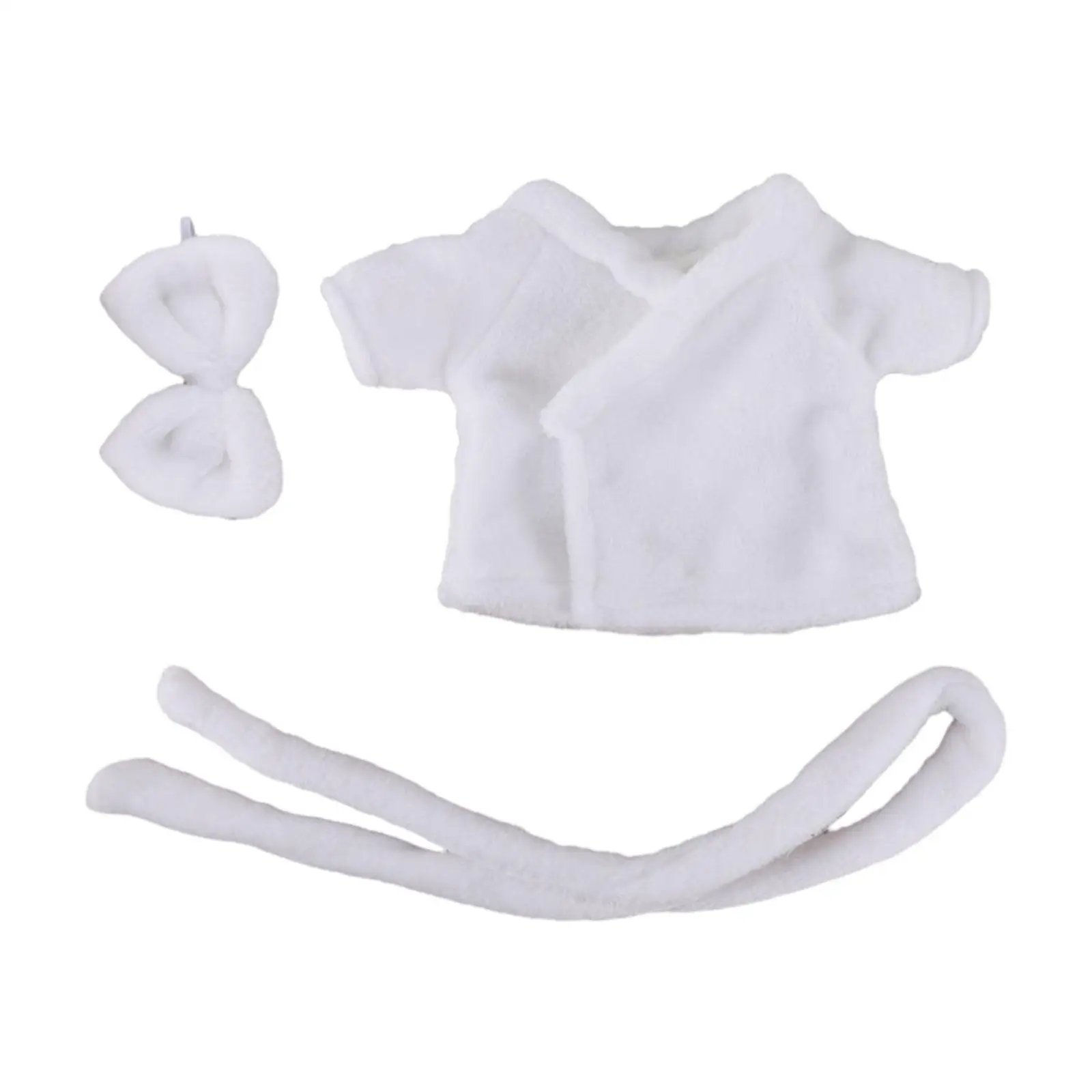 Doll Clothes for Kids Birthday Gift Cartoon Costumes Bow Pajamas Set Clothes