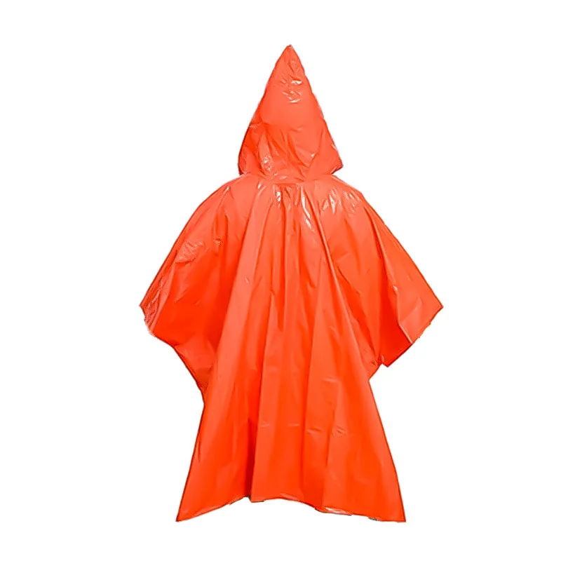 Chubasquero de emergencia para exteriores, supervivencia, Camping, desierto, equipo de mantenimiento cálido, manta de emergencia, Poncho de primeros auxilios, impermeable para acampar - imagen 3