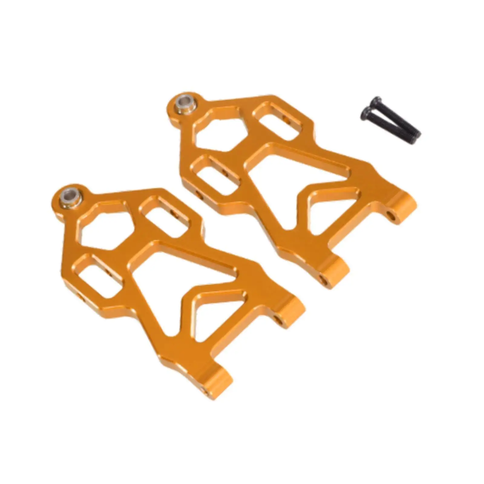 Front Lower Arms Aluminum Alloy Suspensions Arms Replacement 1/16 RC Accessories Strong Sturdy for Suchiyu 16102 16104 16101