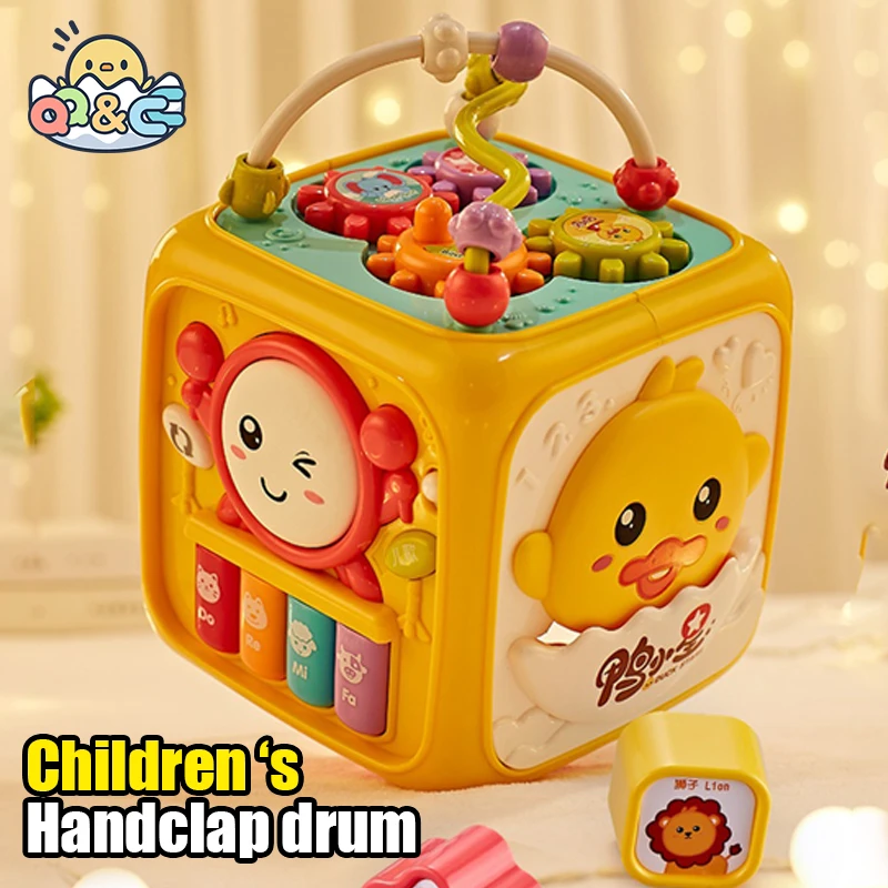 Juguete educativo tambor de percusión para niños hexagonal infantil