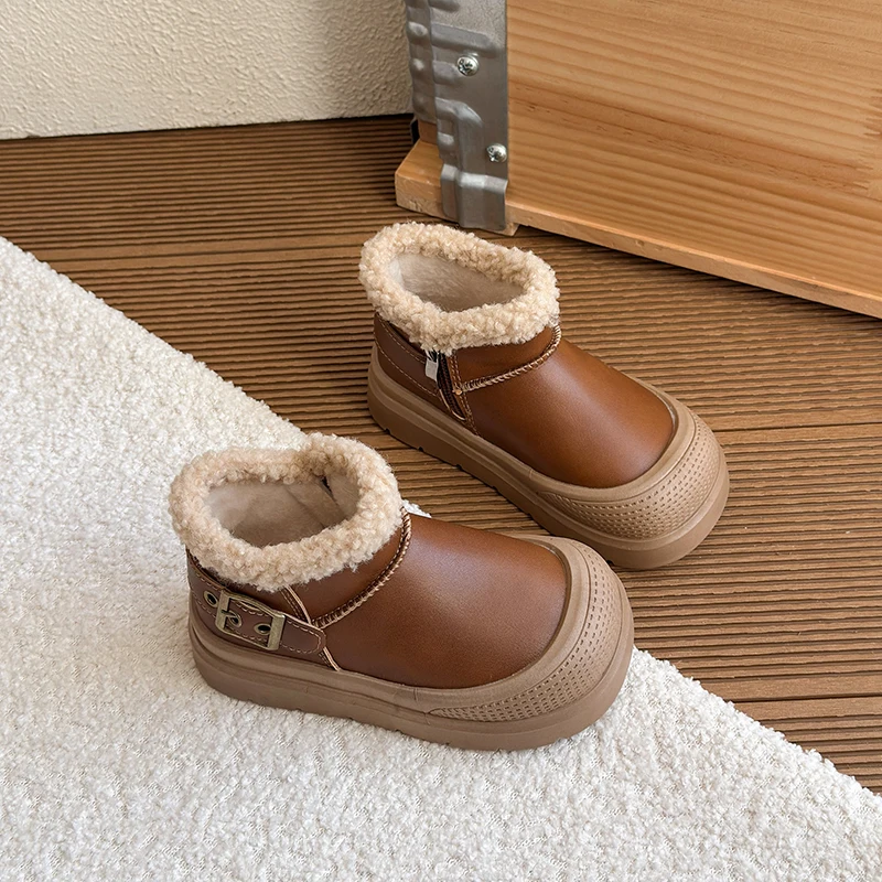Botas de nieve impermeables para bebé y niña – Antideslizantes cálidas - imagen 2