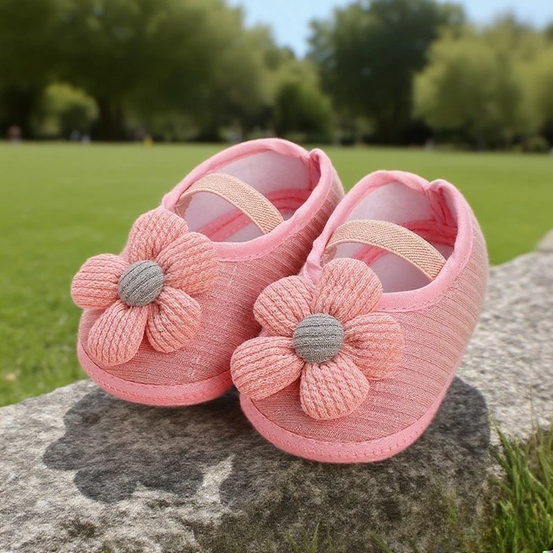 Sandalias de otoño con suela suave para niñas estampado girasol - imagen 2