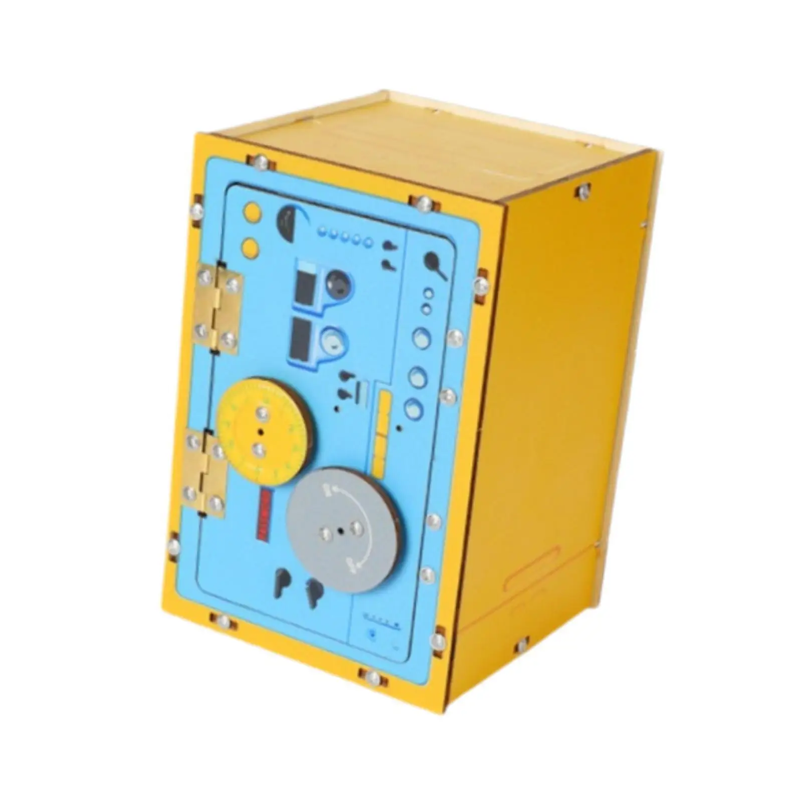Mechanical Password Box Developing Toy Handmade Craft DIY Science Experiment