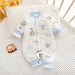 Mono unisex algodón ligero recién nacido estampado globos