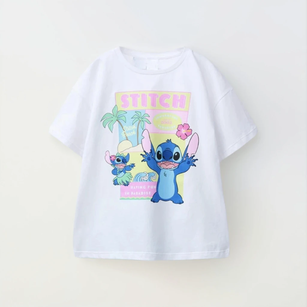 Camiseta para niño de 2 a 6 años, camisetas con estampado de puntos de dibujos animados, ropa de verano a la moda para niño, camisetas de manga corta informales holgadas de algodón nuevo fino - imagen 3