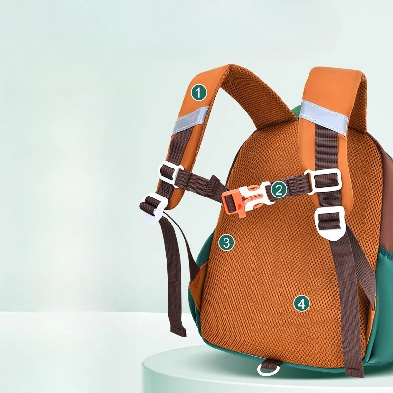 Nueva mochila ligera impermeable con bonitos dibujos animados para niños de guardería, niñas, estudiantes de escuela primaria, bonito diseño antisalpicaduras - imagen 3