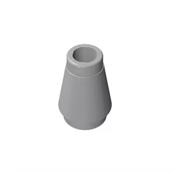 Ladrillos MOC 1x1 sin cono - Bloques de construcción compatibles para niños