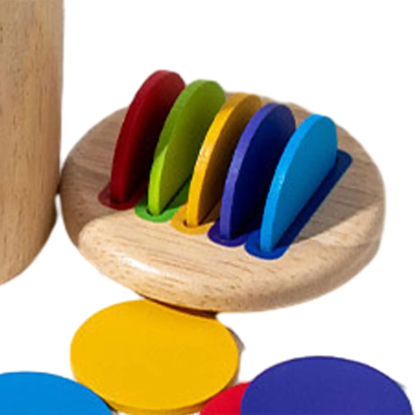 Wooden Color Shape Sorting Box Game Wooden Montessori Toy for 3 4 5 Year Old