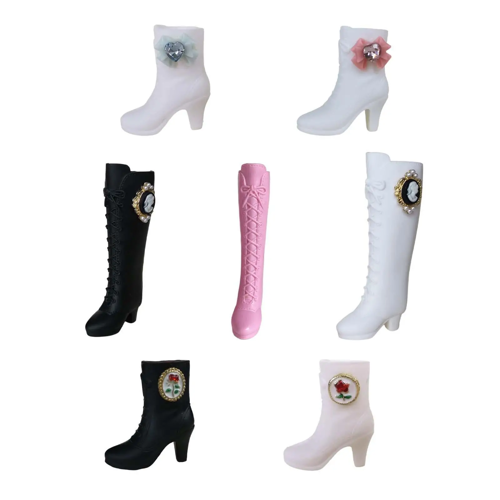 1/6 Female Doll Boots Sturdy Trendy Mini for 12
