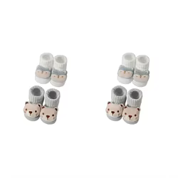 Calcetines de algodón con diseños de animales para niños – Cálidos y transpirables