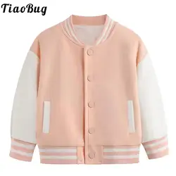Chaqueta de béisbol para bebé – Manga larga con botones de presión y bolsillos