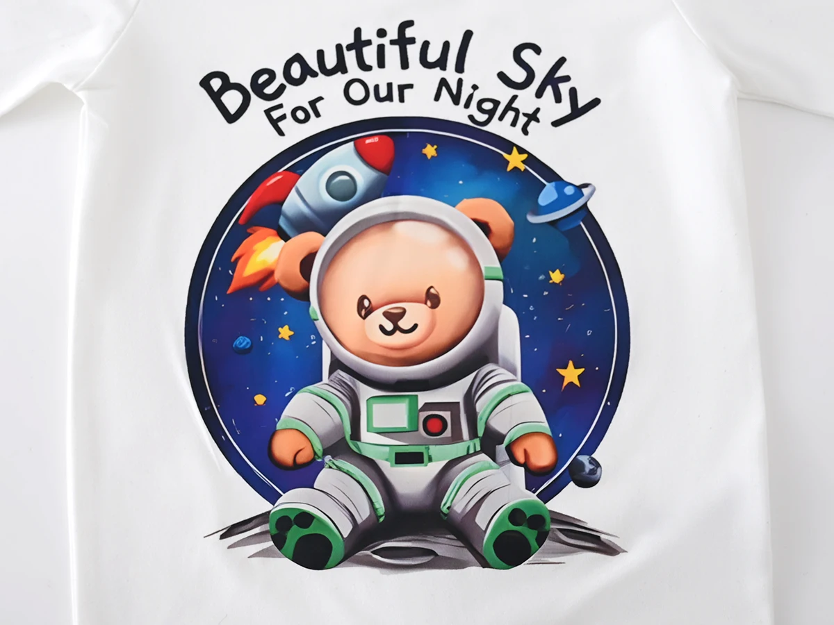 Body para niño recién nacido, mono con estampado de astronauta, ropa para niña, pelele de manga larga de 1 a 9M para las cuatro estaciones - imagen 5