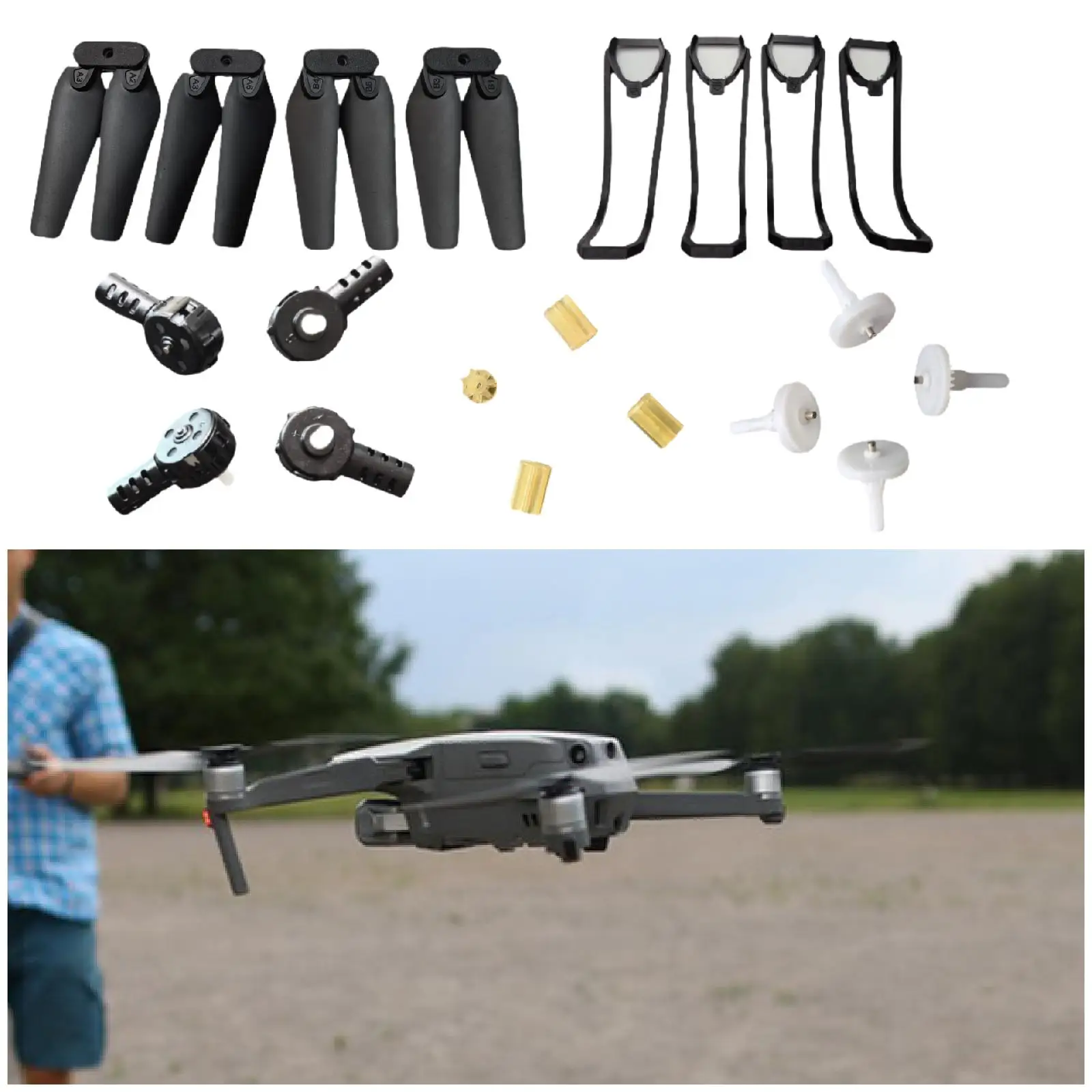 RC Quadcopter Spare Parts Lightweight DIY Accessories DIY Modified Foldable Propeller Guard for E88Pro E88 E99 S85 RC Quadcopter