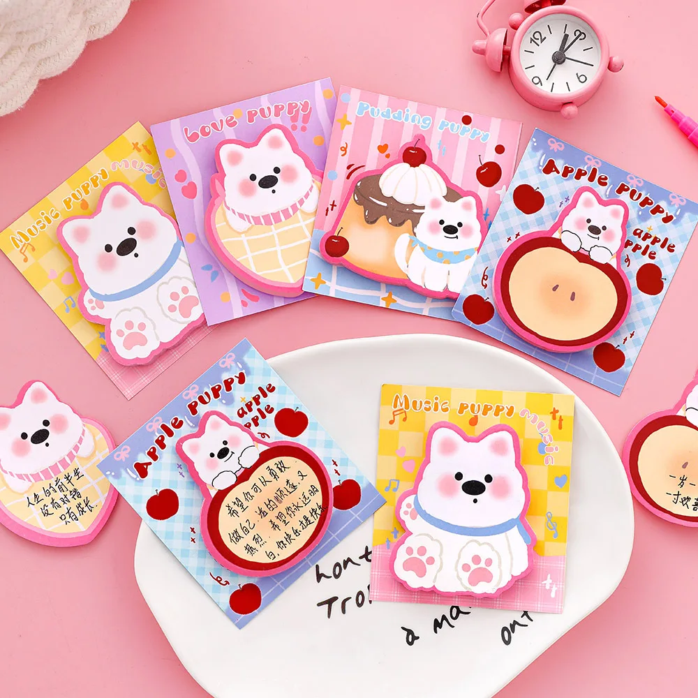 Notas adhesivas con diseño Westie – Blocs infantiles para oficina - imagen 4