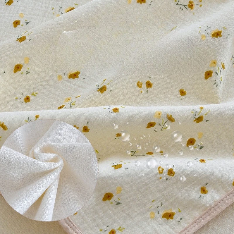 Cambiador impermeable para recién nacido, 30x50cm, bonito Corán, capa superior de algodón transpirable, alfombrilla de cama reutilizable para bebés, lavable a máquina - imagen 5