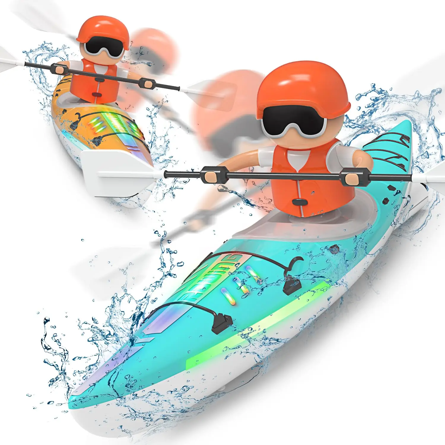 Barco teledirigido RC 2,4G para niños – Juguete acuático de verano - imagen 5