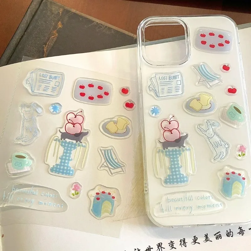 Funda móvil con pegatina de cachorro – Decoración para tableta