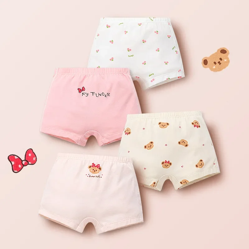 Braguitas de algodón transpirable para niñas – Estampado unicornio - imagen 5