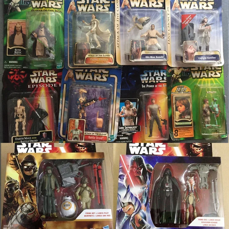 Figura de acción Star Wars modelo 3,75 pulgadas muñeca móvil Ahsoka Robot BB8 juguete de adorno raro