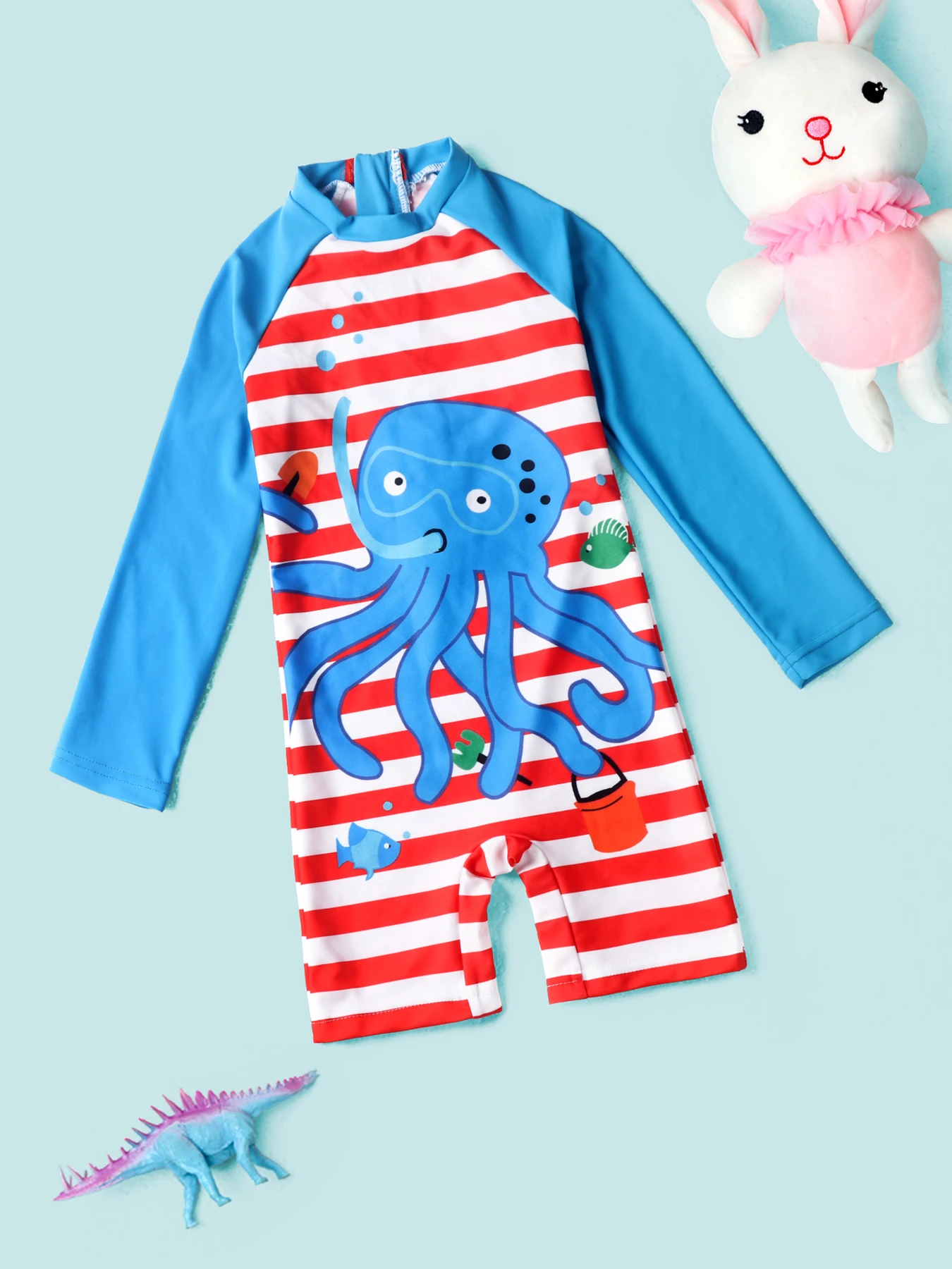 Traje de baño UV para bebés – Manga larga protectora-playa - imagen 2