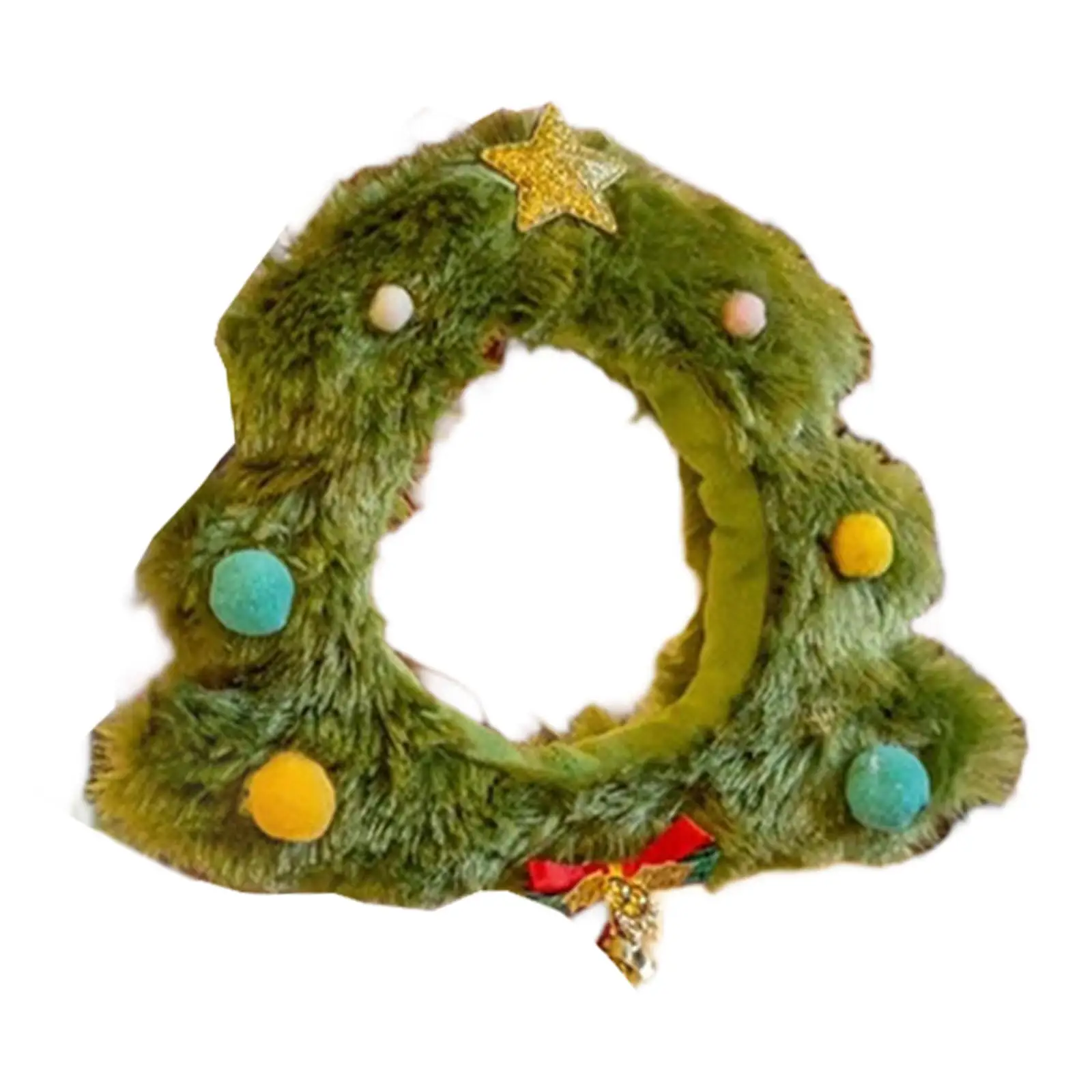 Doll Clothes Christmas Tree Headwear Plush Clothes for 15/20cm Pendant Doll