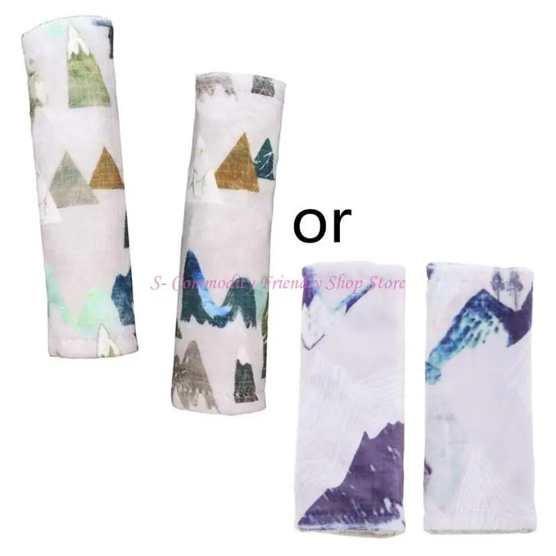 85AE Correa para cochecito bebé, hombreras, funda con correa, cojín para cinturón seguridad Coche infantil - imagen 2